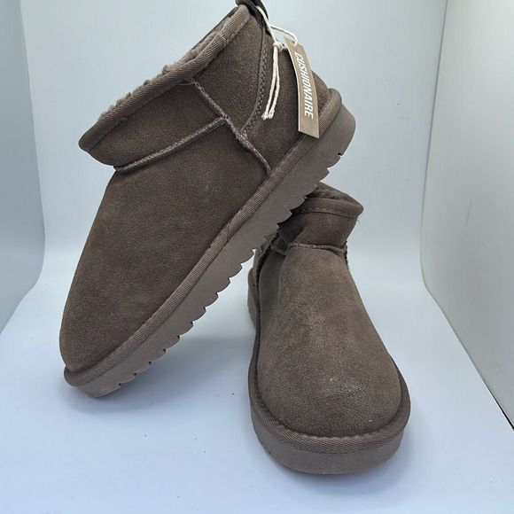 CUSHIONAIRE Women's pull on boot 8.5 TAUPE - Picture 7 of 7